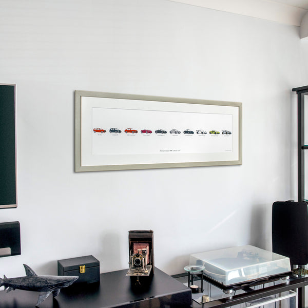 Carvolution® artwork. Your life in cars® Framed
