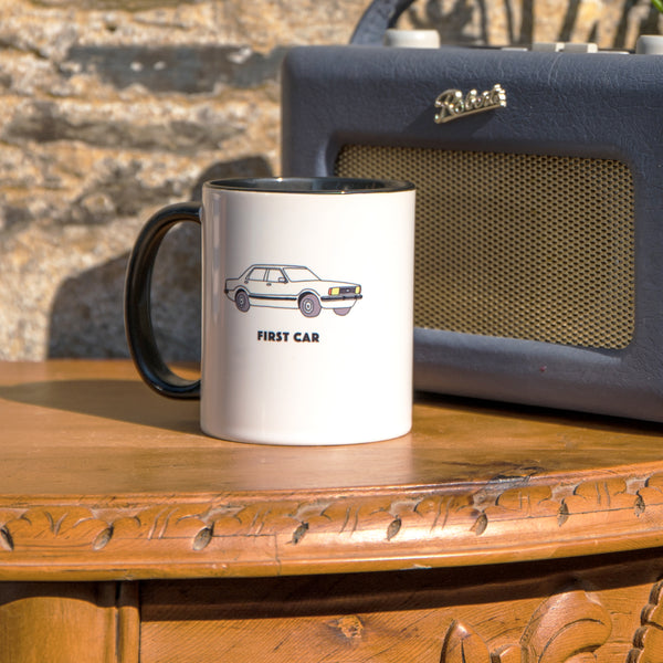 Personalised mug ford cortina