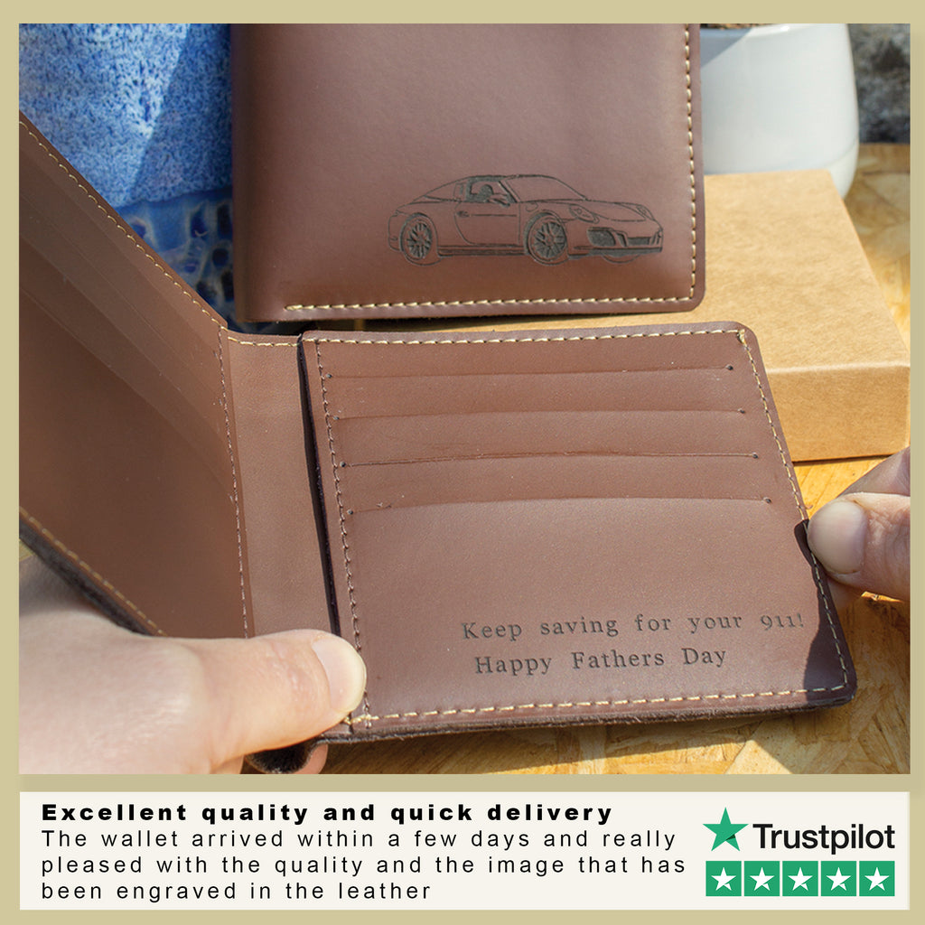 Order a 5 star wallet for Dad this Fathers Day...