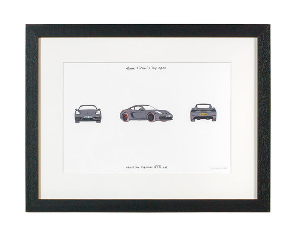 Dream vehicle from all angles™ framed artwork