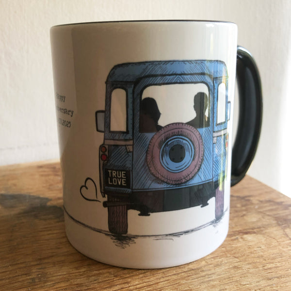 Journey Together™ vintage 4x4 Personalised Mug