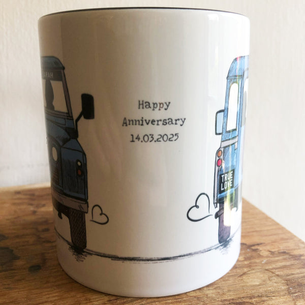 Journey Together™ vintage 4x4 Personalised Mug