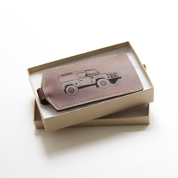 Personalised Leather Car Key Pouch